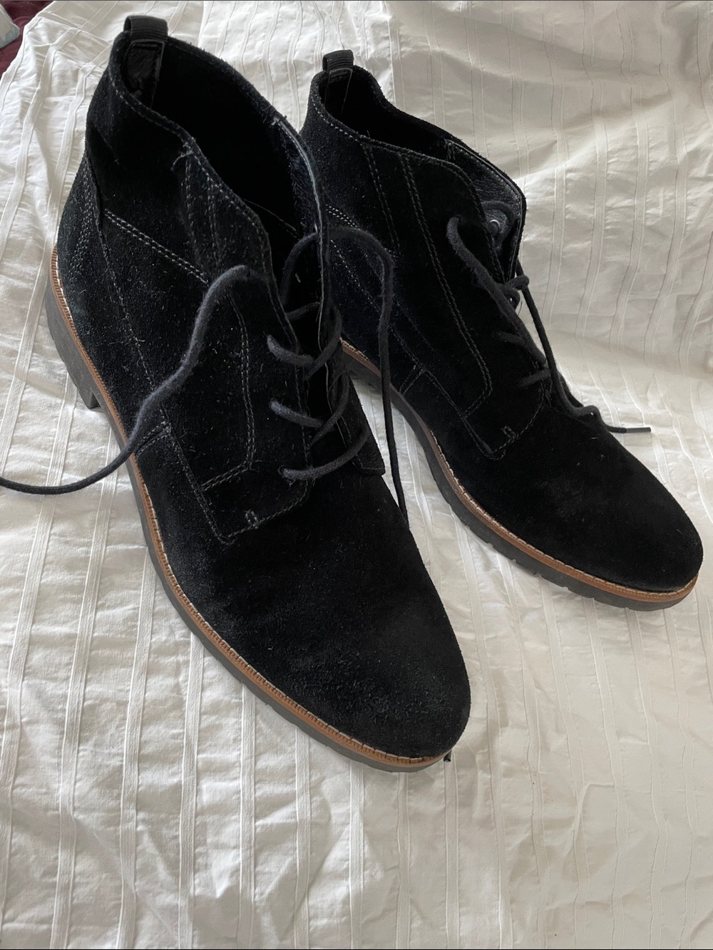 Franco Sarto Leather Booties  9.5
